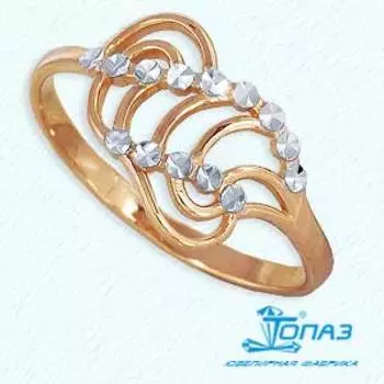 Кольцо из красного золота Линии Любви