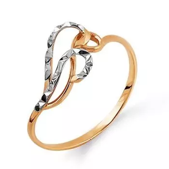 Кольцо из красного золота Линии Любви