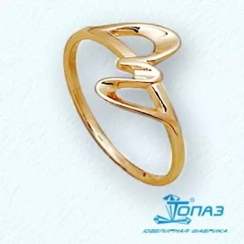 Кольцо из красного золота Линии Любви