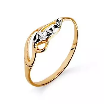 Кольцо из красного золота Линии Любви