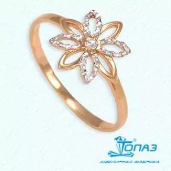 Кольцо из красного золота Линии Любви