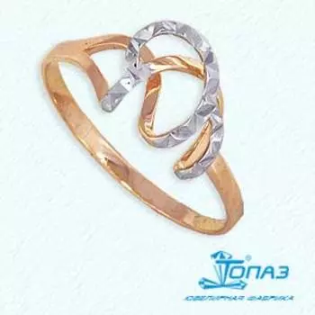 Кольцо из красного золота Линии Любви