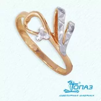 Кольцо из красного золота Линии Любви