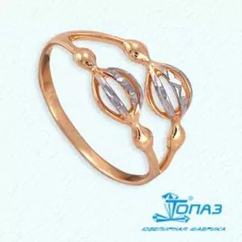 Кольцо из красного золота Линии Любви