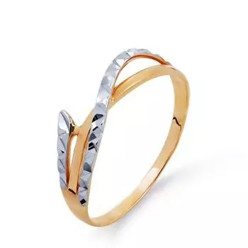 Кольцо из красного золота Линии Любви