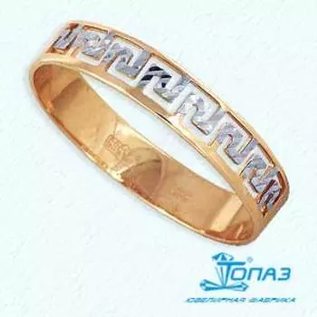 Кольцо из красного золота Линии Любви