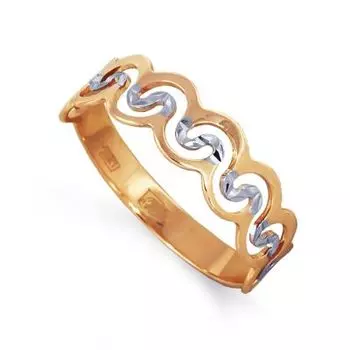 Кольцо из красного золота Линии Любви