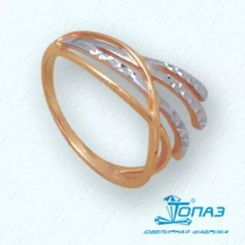 Кольцо из красного золота Линии Любви