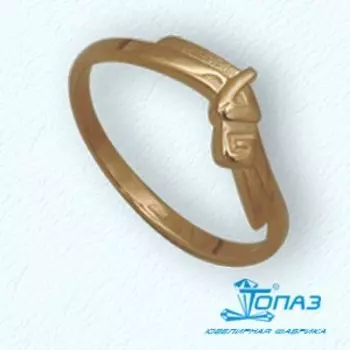 Кольцо из красного золота Линии Любви