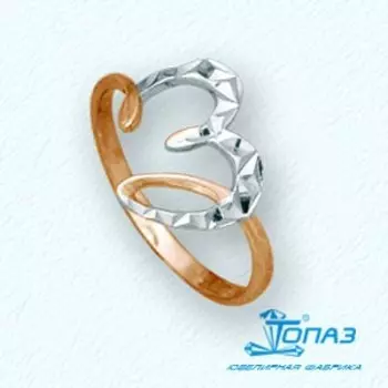 Кольцо из красного золота Линии Любви