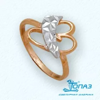 Кольцо из красного золота Линии Любви