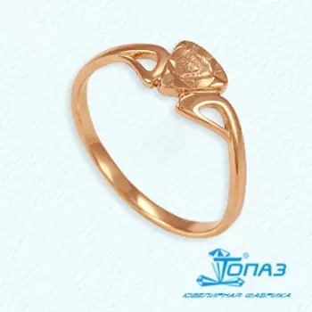Кольцо из красного золота Линии Любви