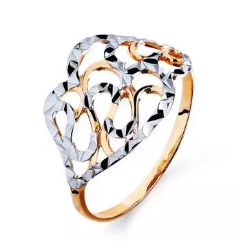 Кольцо из красного золота Линии Любви