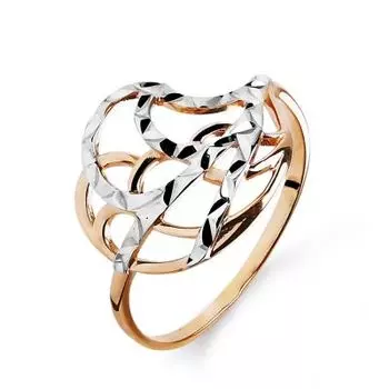 Кольцо из красного золота Линии Любви