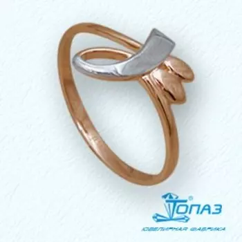 Кольцо из красного золота Линии Любви