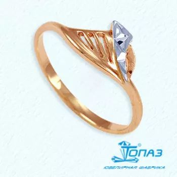 Кольцо из красного золота Линии Любви