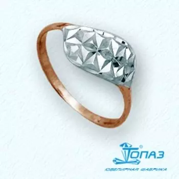 Кольцо из красного золота Линии Любви