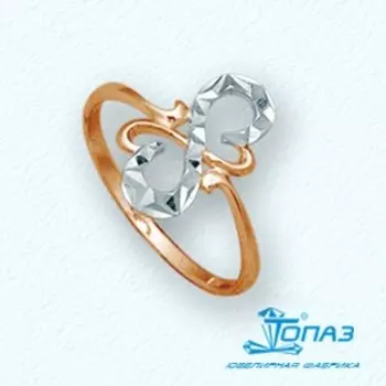 Кольцо из красного золота Линии Любви