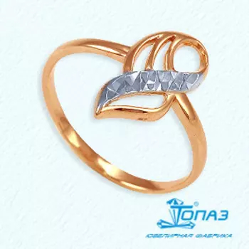 Кольцо из красного золота Линии Любви