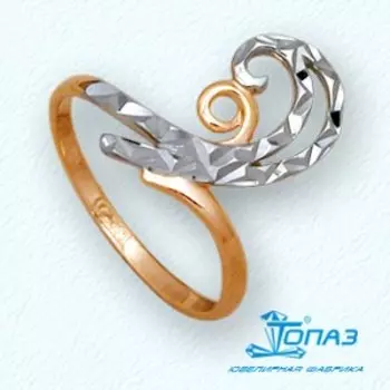 Кольцо из красного золота Линии Любви