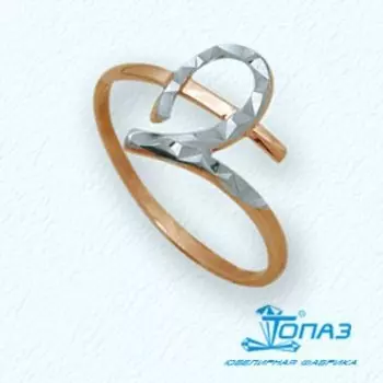 Кольцо из красного золота Линии Любви