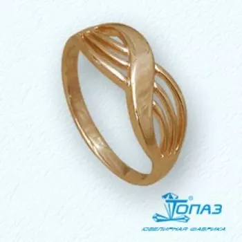 Кольцо из красного золота Линии Любви