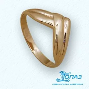 Кольцо из красного золота Линии Любви