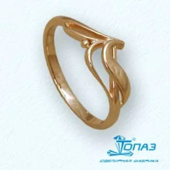 Кольцо из красного золота Линии Любви