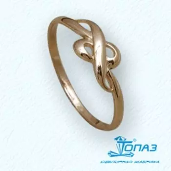 Кольцо из красного золота Линии Любви