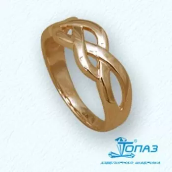 Кольцо из красного золота Линии Любви