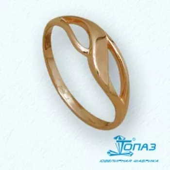 Кольцо из красного золота Линии Любви