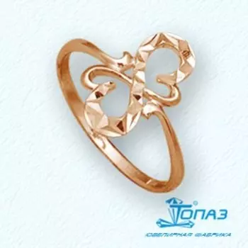 Кольцо из красного золота Линии Любви