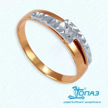 Кольцо из красного золота Линии Любви