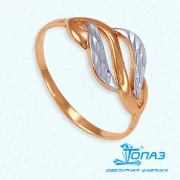Кольцо из красного золота Линии Любви