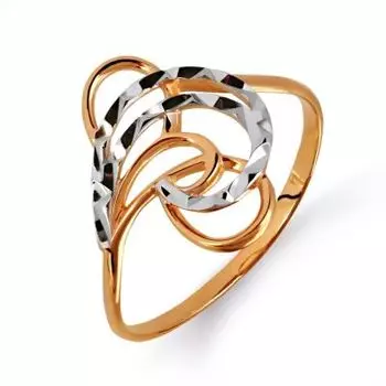 Кольцо из красного золота Линии Любви