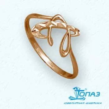 Кольцо из красного золота Линии Любви