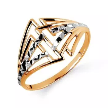 Кольцо из красного золота Линии Любви