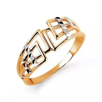 Кольцо из красного золота Линии Любви