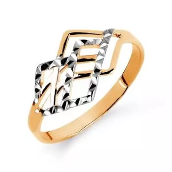 Кольцо из красного золота Линии Любви