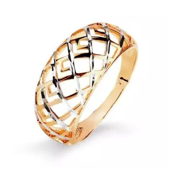 Кольцо из красного золота Линии Любви