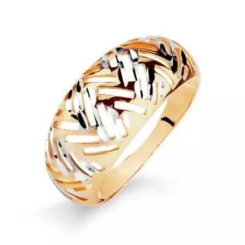 Кольцо из красного золота Линии Любви