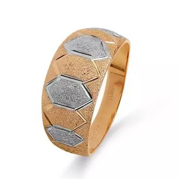 Кольцо из красного золота Линии Любви