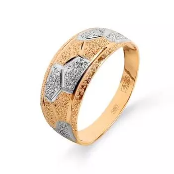 Кольцо из красного золота Линии Любви