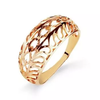 Кольцо из красного золота Линии Любви