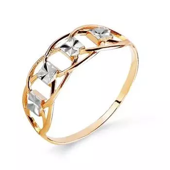 Кольцо из красного золота Линии Любви