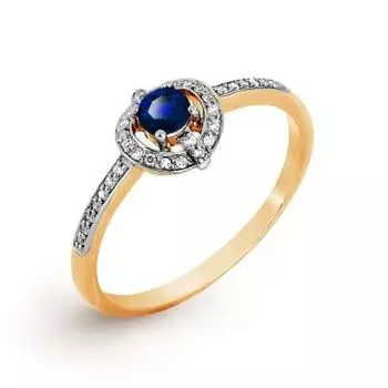 Кольцо из красного золота Линии Любви