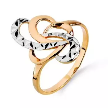 Кольцо из красного золота Линии Любви