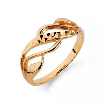 Кольцо из красного золота Линии Любви