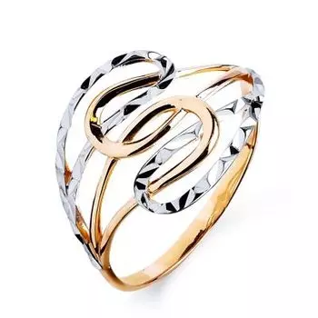 Кольцо из красного золота Линии Любви