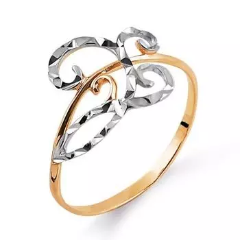 Кольцо из красного золота Линии Любви